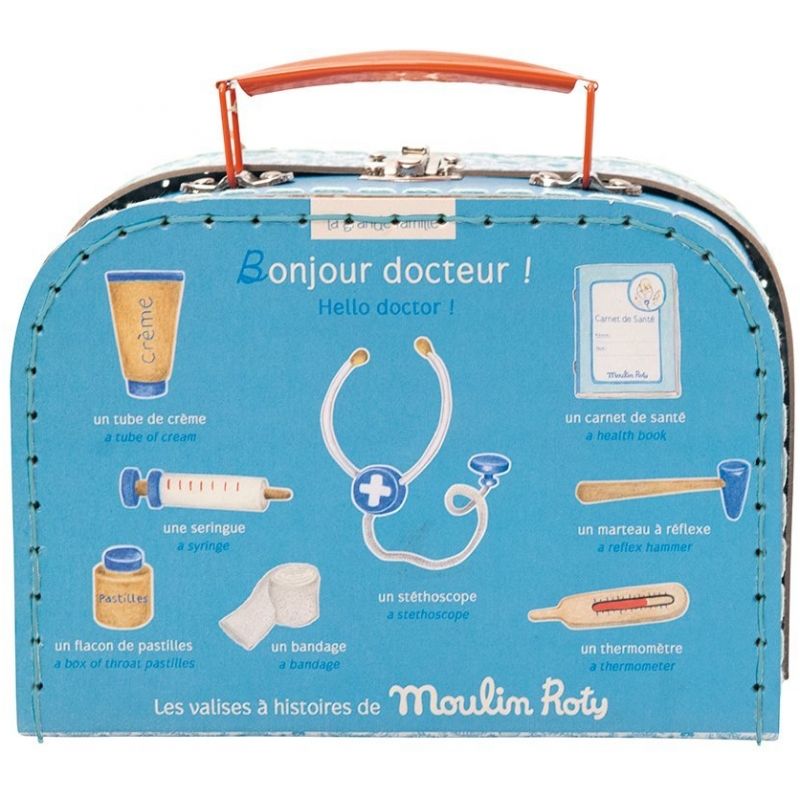 Moulin Roty La Grande Famille Doctor's Medical Case 20x14cm