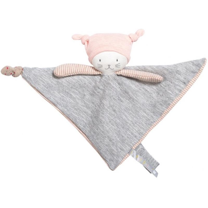 Moulin Roty Les Petits Dodos Cat Baby Comforter 24x24cm