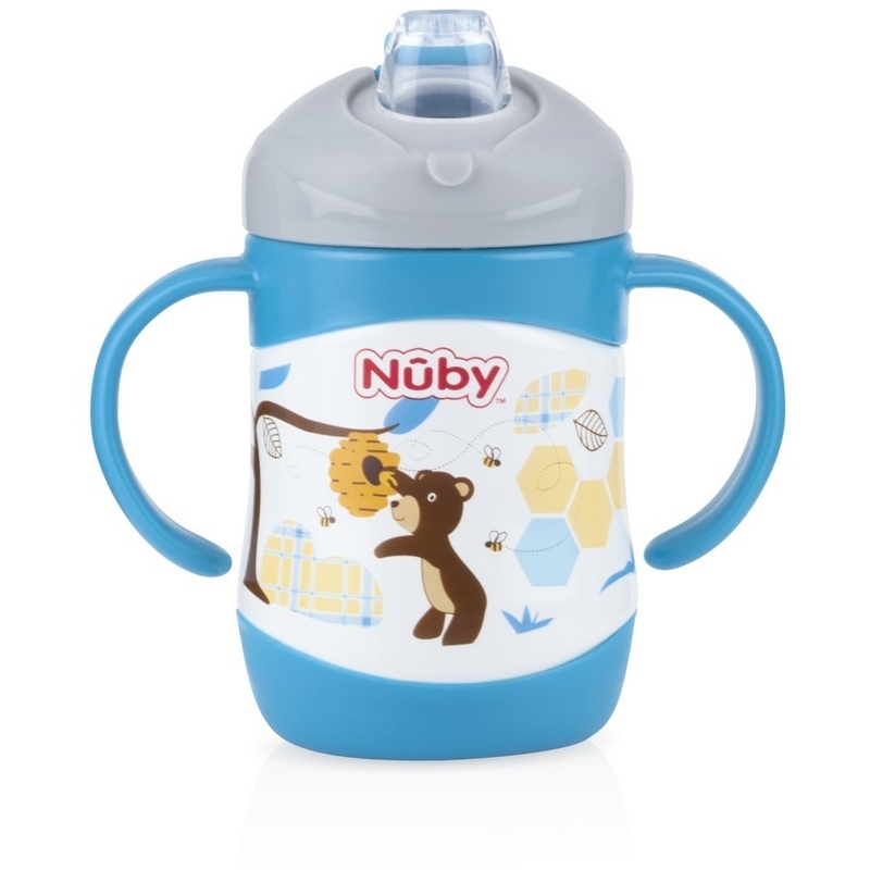 Nuby NoSpill Clikit Stainless Steel Insulated Soft