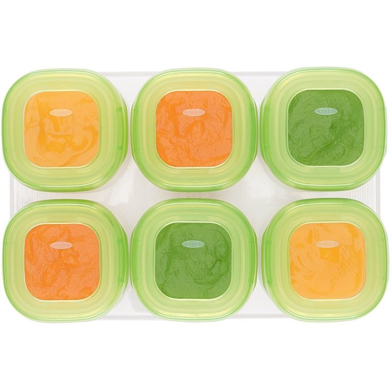 OXO Tot Plastic Baby Blocks™ - Green 6x2oz