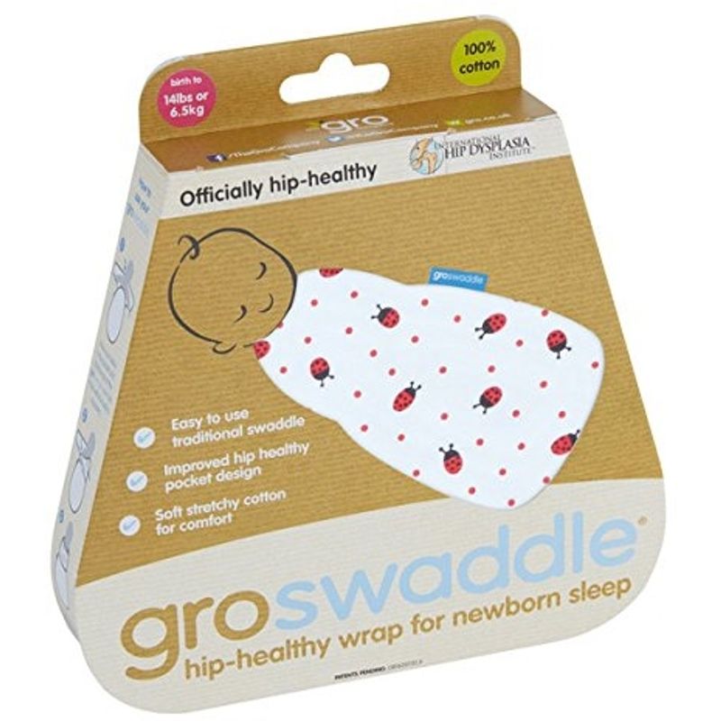 The Gro Company Hip-Healthy GroSwaddle - Ladybird Spot