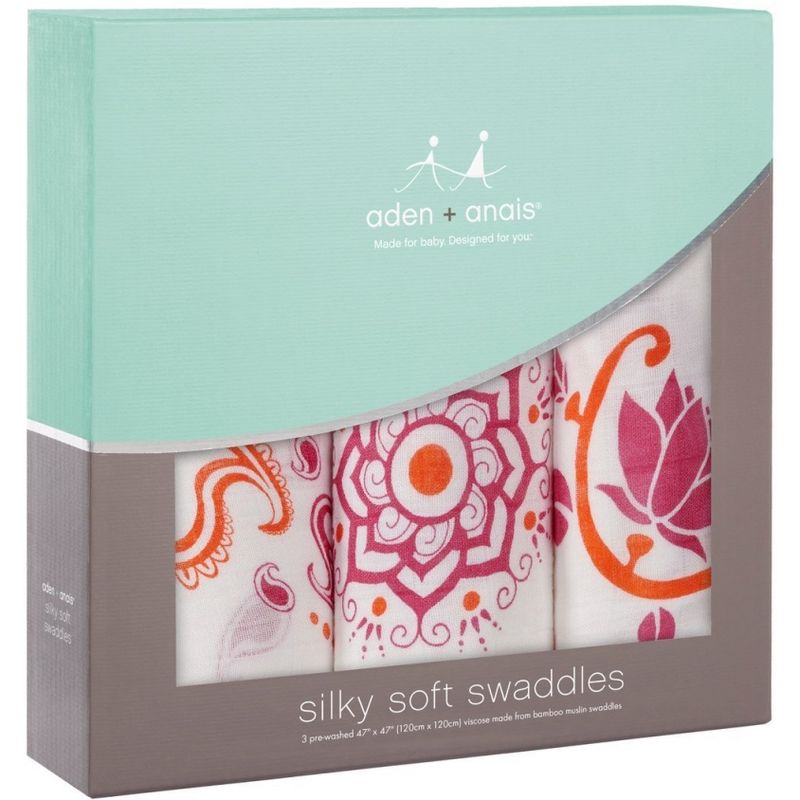 aden + anais Silky Soft Swaddles 3-Pack - Pyara