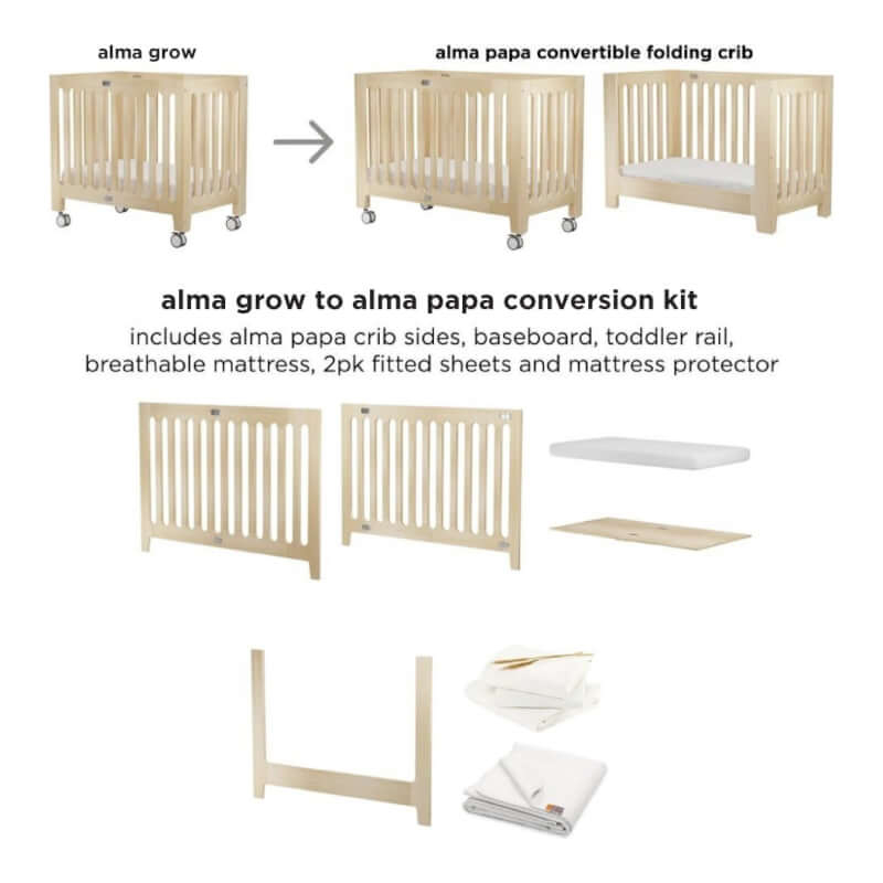 bloom Alma Grow to Alma Papa Conversion Kit Natural Baby Central HK
