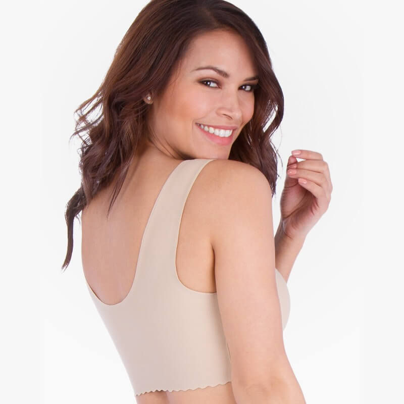 Belly Bandit Anti Bra (V-Neck) with Removable Pads - Nude