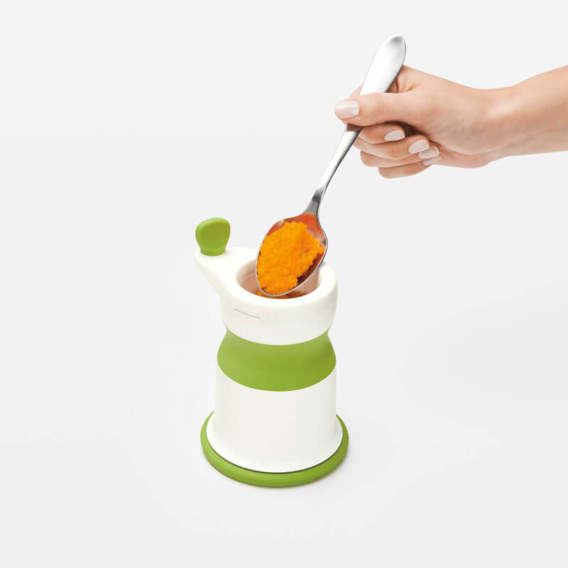 OXO Tot Baby Food Mill with Silicone Feeding Spoon Set