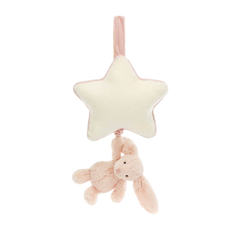 Bashful Bunny Blush Woven Musical Toy 30cm