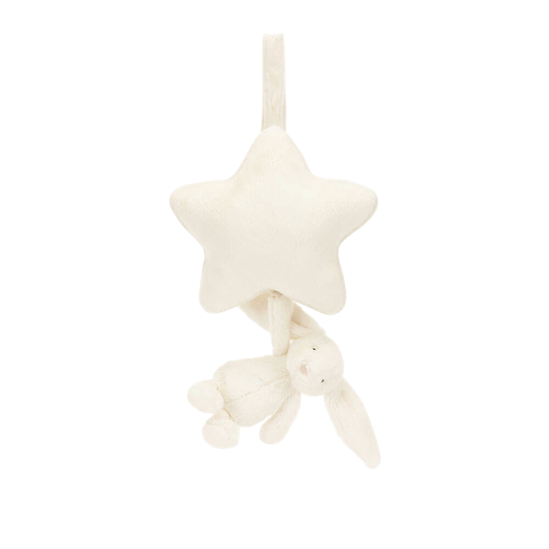 Bashful Bunny Cream Woven Musical Toy 30cm