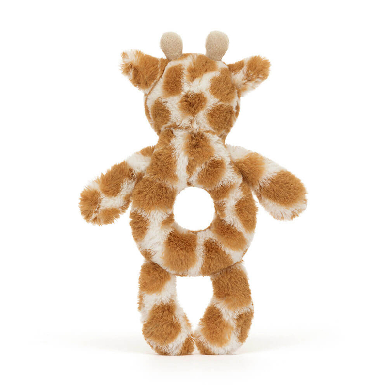 Bashful Giraffe  Faux-fur Rattle 18cm