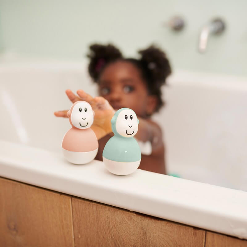 Bathtime Wobblers - Mint Green & Dusty Pink