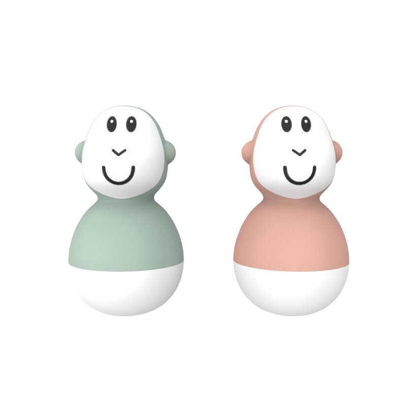 Bathtime Wobblers - Mint Green & Dusty Pink