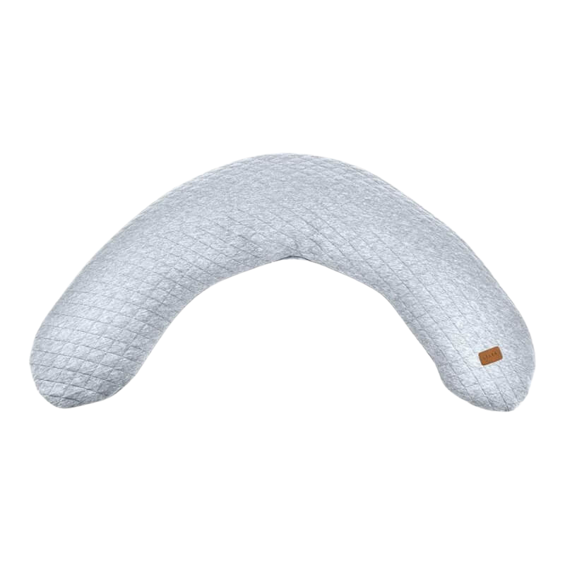 Big Flopsy Maternity and Nursing Pillow - Cotton Heather Grey