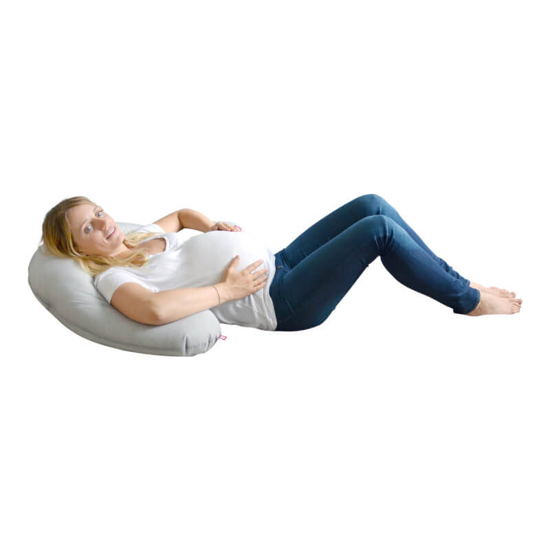 Red Castle | Cocoonababy Big Flopsy Maternity and Nursing Pillow - Jersey, Jungle
