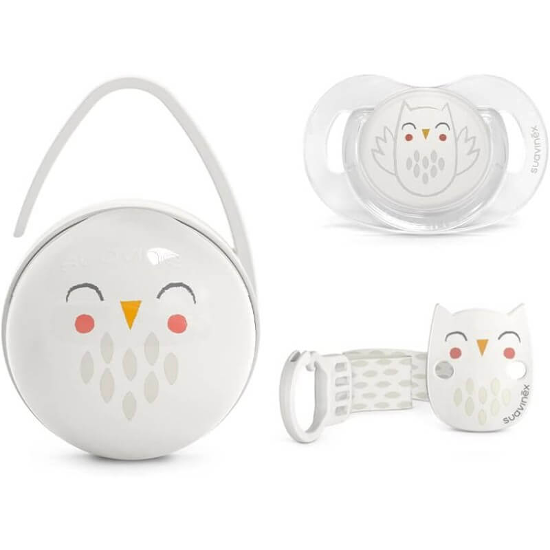 Bonhomia Owl Baby 4 Piece Gift Set - Beige                                                                       