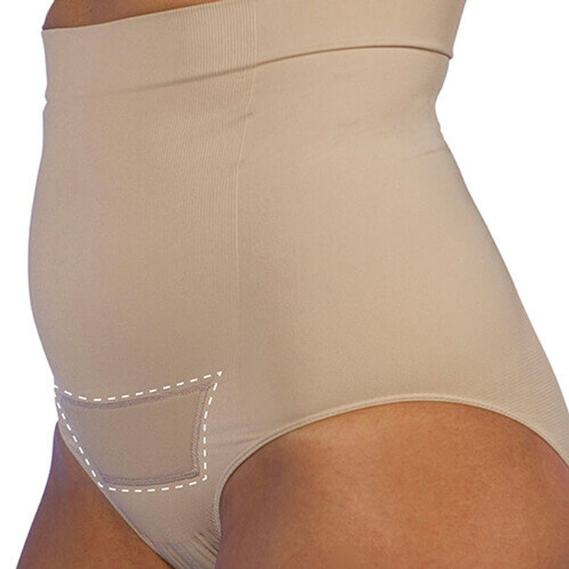 UpSpring C Panty High Waist C Section Recovery Underwear - NUDE- S/M NEW!