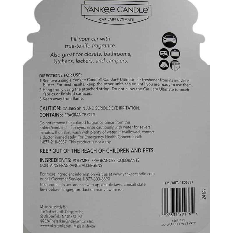 Car Air Fresheners, Ultimate Multi Pack of 5