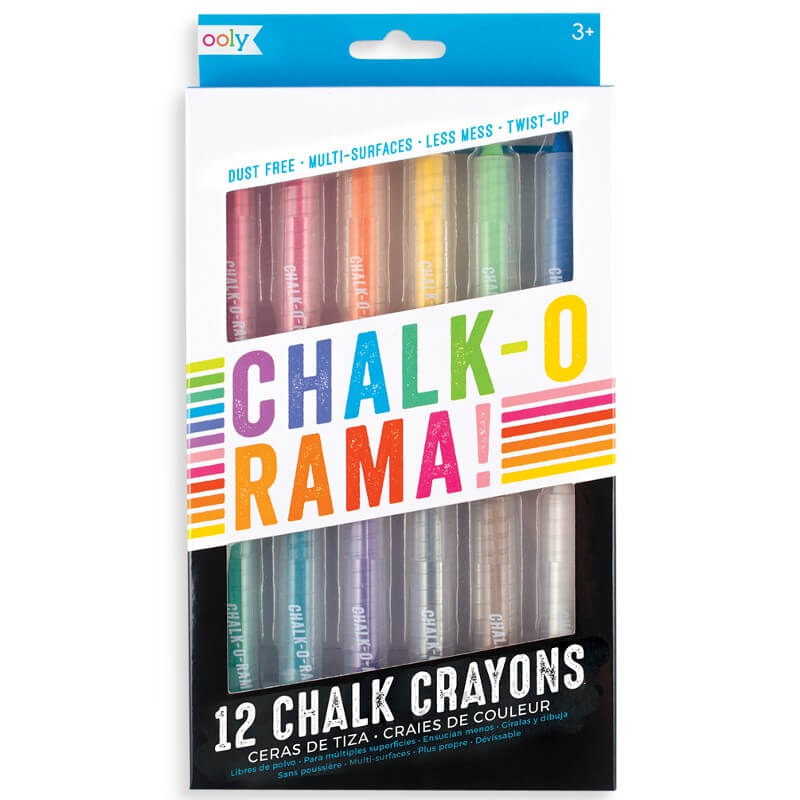 Chalk-O Rama! Chalk Crayons - Set of 12