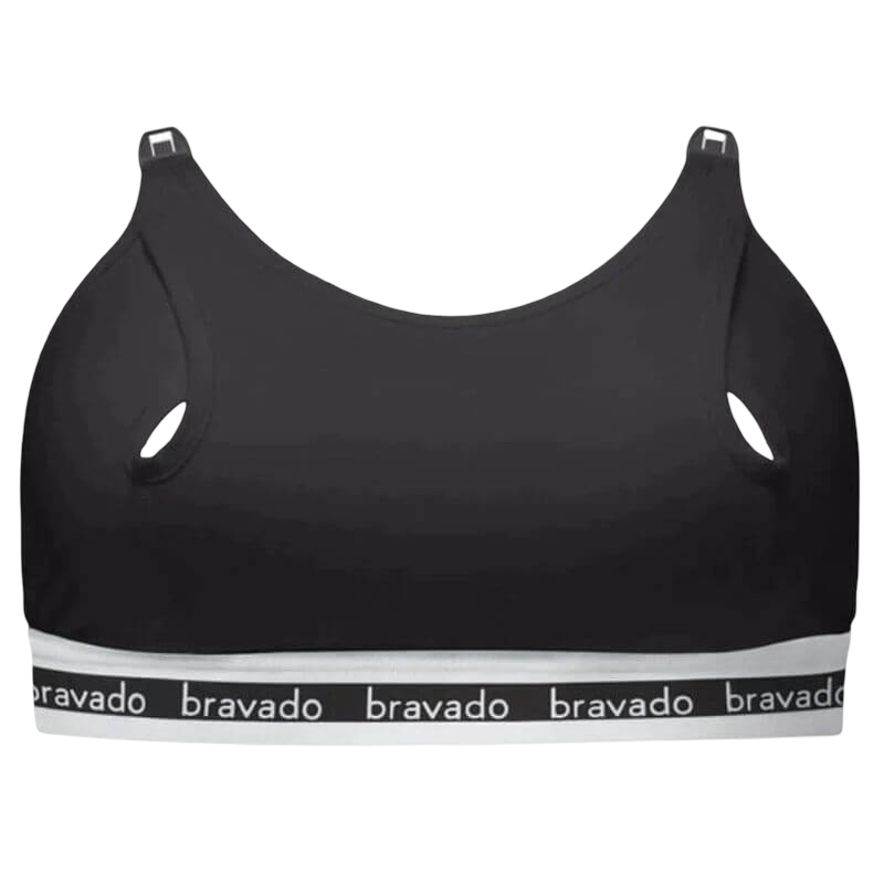 Clip and Pump Hands-Free Nursing Bra Accessory - Black