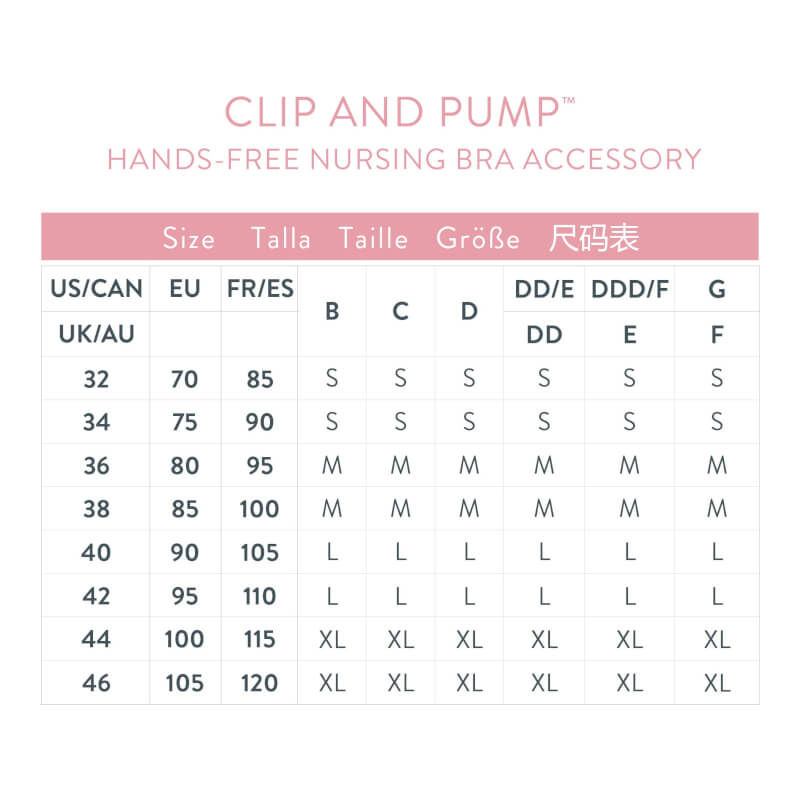 Bravado Designs Clip and Pump Hands-Free Nursing Bra Accessory - Sustainable - Dove Heather