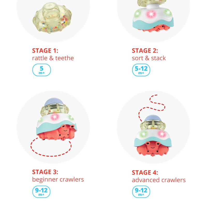 Crab 4-in-1 Crawl Toy