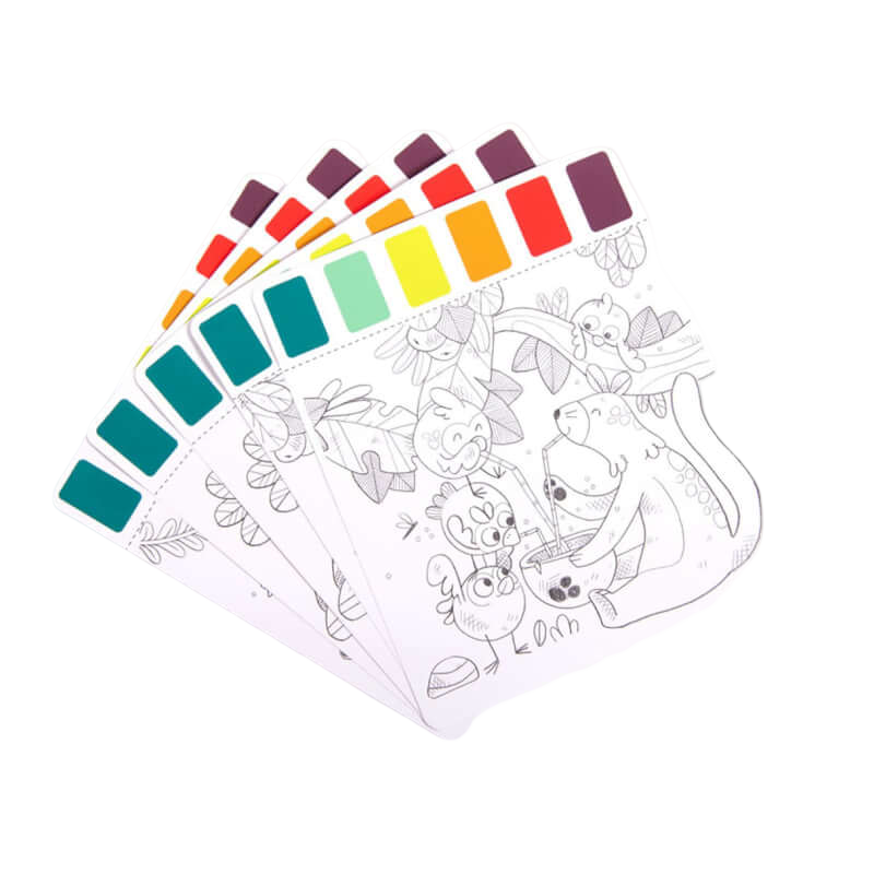 Dans La Jungle Magic Palette Painting 27x22cm