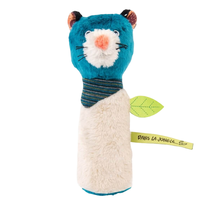 Dans La Jungle Zimba Squeaky Rattle 16.5cm