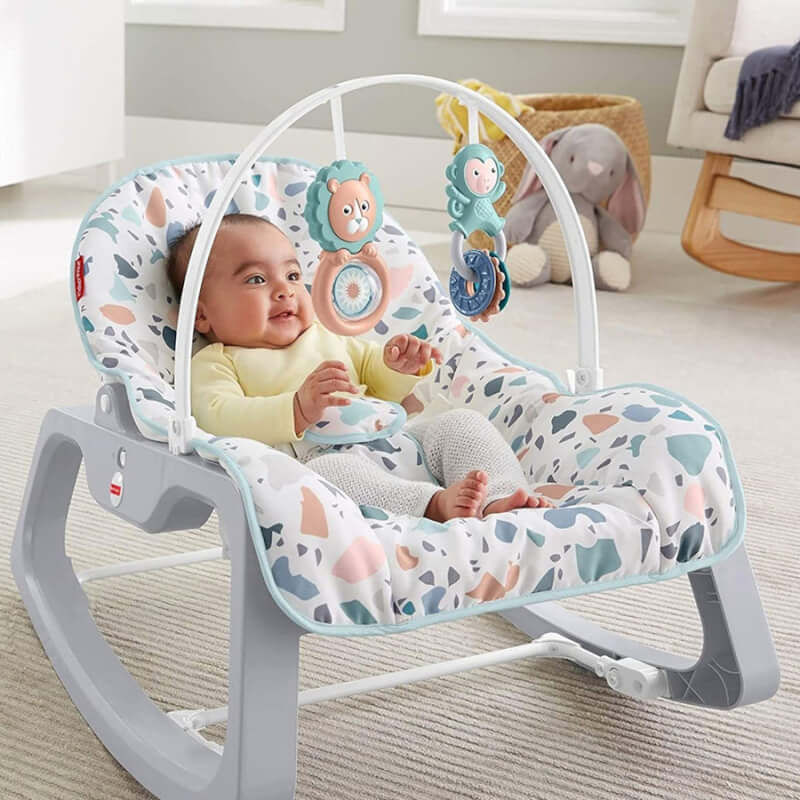 Fisher Price Deluxe Infant-to-Toddler Rocker - Terrazzo