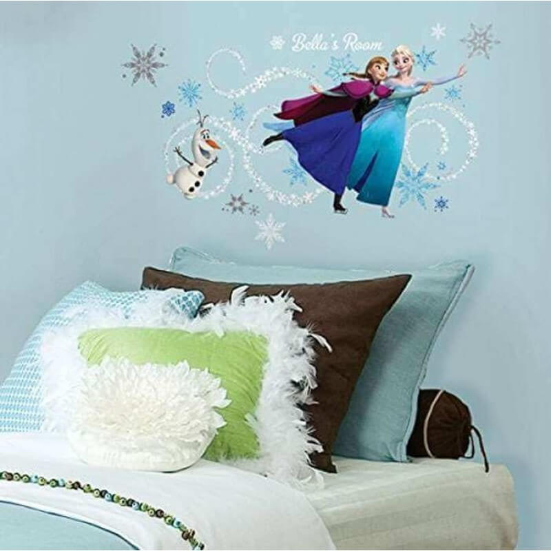 Roommates Disney Frozen Headboard Wall Decals With Personalization Rmk2738gm Baby Central Singapore - Frozen Wall Decor Roommates Disney Frozen Headboard Wall Decals With Personalization Rmk2738gm Baby Central Singapore - Frozen Wall Decor