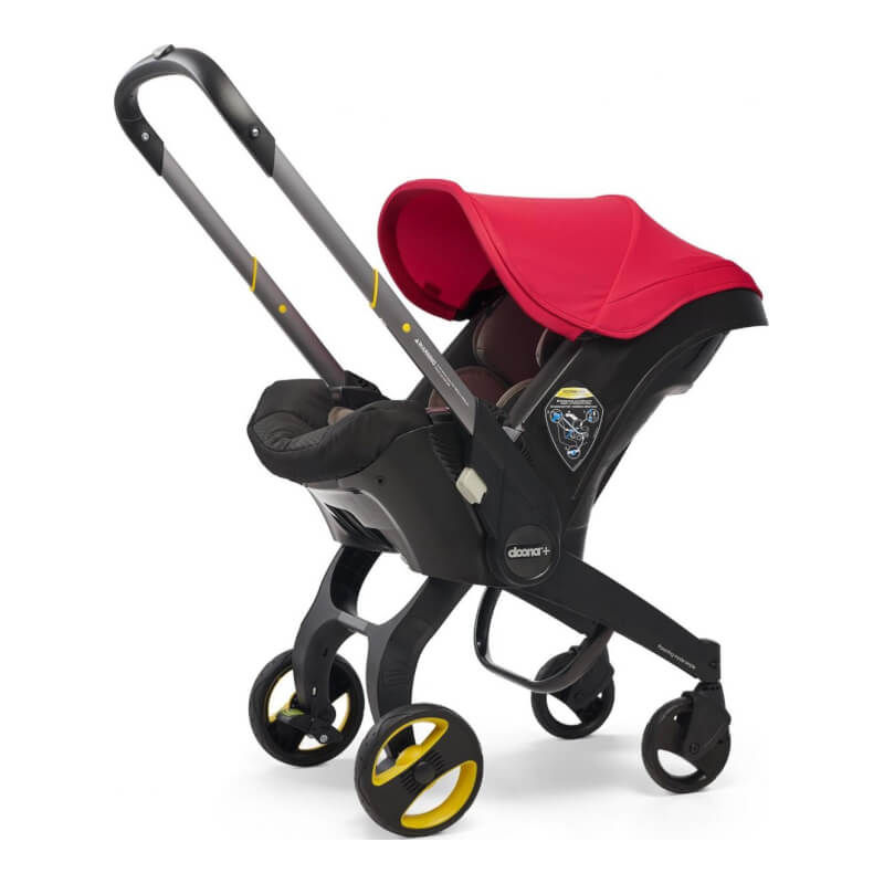 red stroller car seat combo