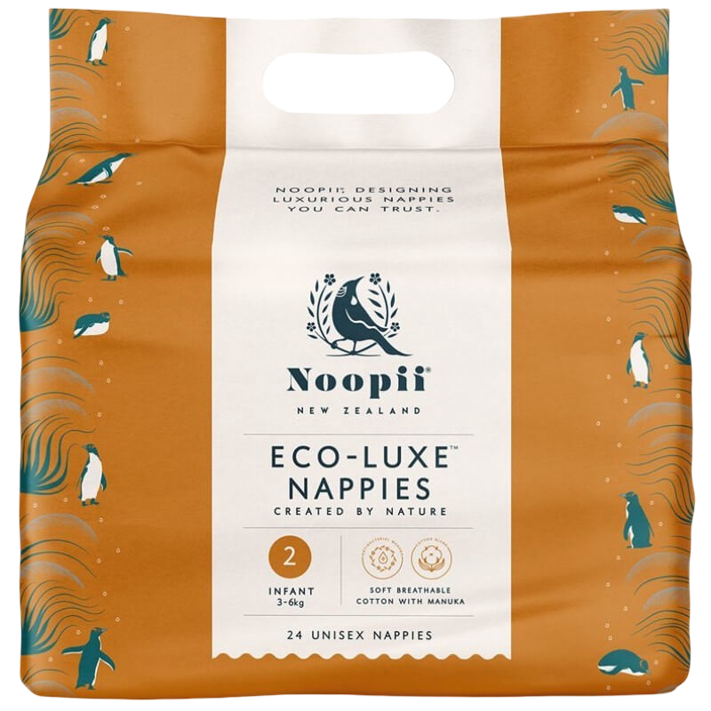 Eco-Luxe Nappies - Infant Size 2 (3-6 kg) - 24s