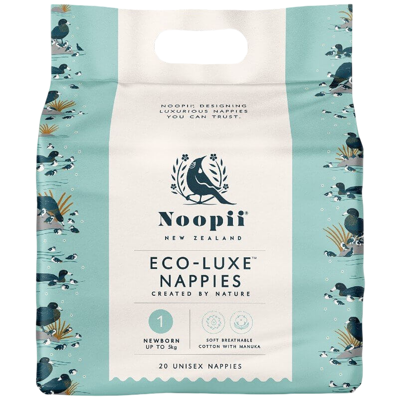 Eco-Luxe Nappies - Newborn Size 1 (up to 5 kg) - 20s