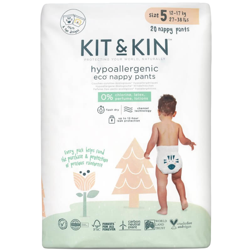 Eco Nappy Pants Size 5 (12-17 kg) - 20 per pack