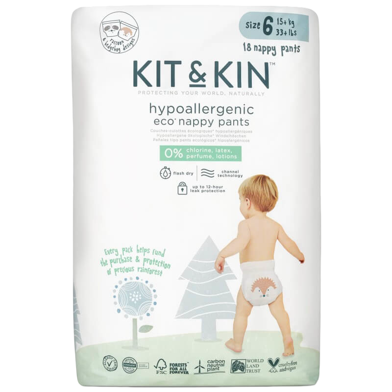Eco Nappy Pants Size 6 (15 kg+) - 18pcs