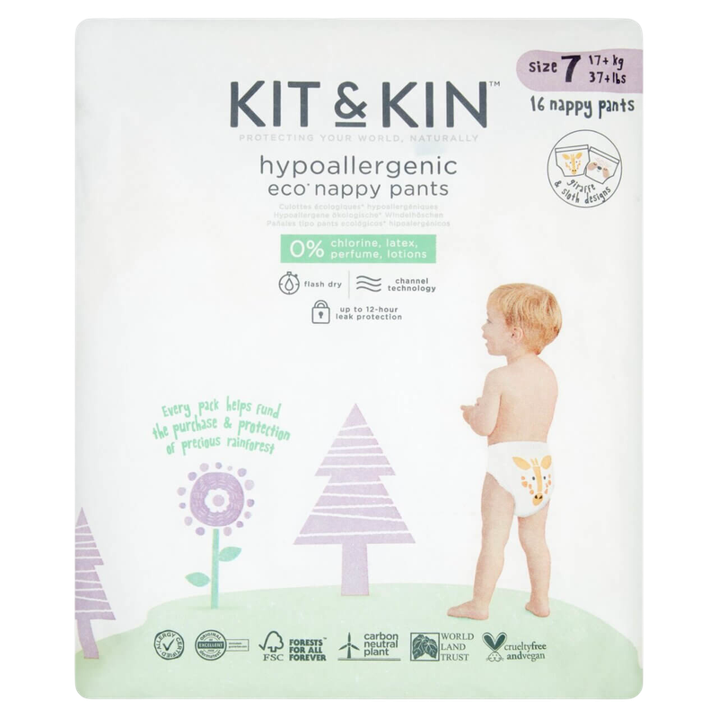 Eco Nappy Pants Size 7 (17+kg) - 16 per pack