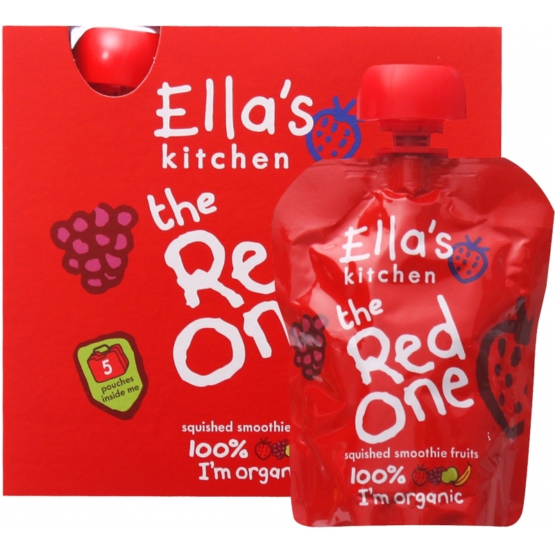 Ella's Kitchen The Red One Smoothie Multipack (90g x 5) • Baby Central HK