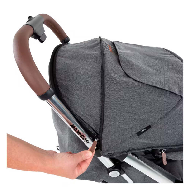 Eva2 Luxe Ultra Compact Stroller - Twilic Grey
