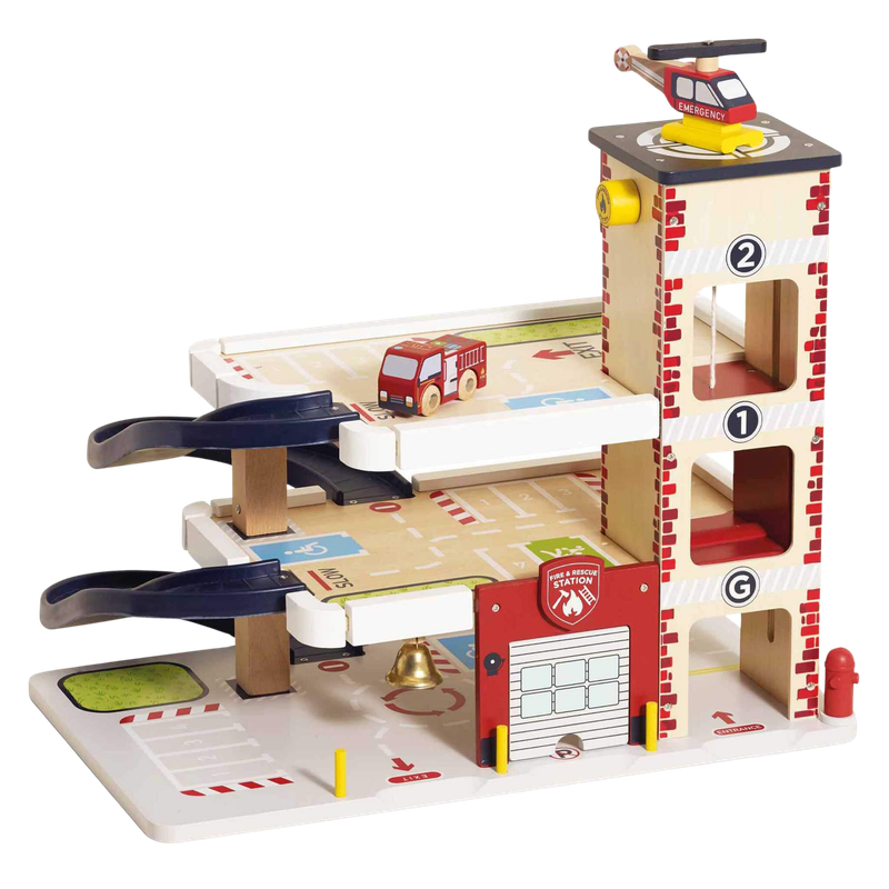 Fire & Rescue Wooden Garage 