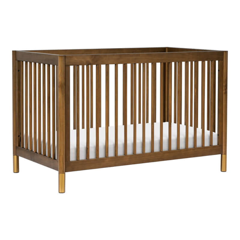 Babyletto Gelato 4 in 1 Convertible Crib Natural Walnut Gold