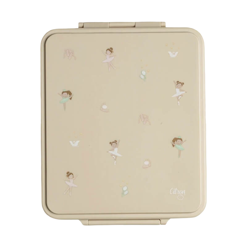 Grand Lunch Box with 4 Compartments and Food Jar - Ballerina
