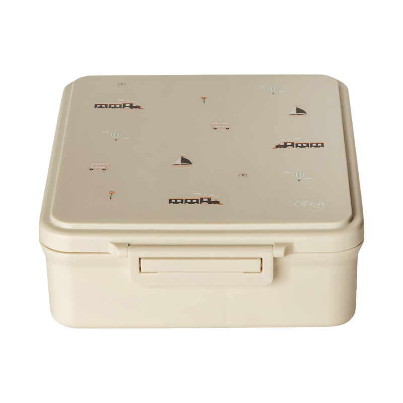 Grand Lunch Box with 4 Compartments and Food Jar - Vehicles