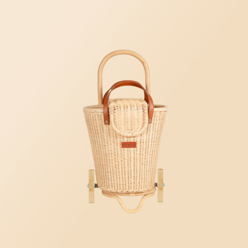 Handcrafted Rattan - Eric Kids Shopping Trolley