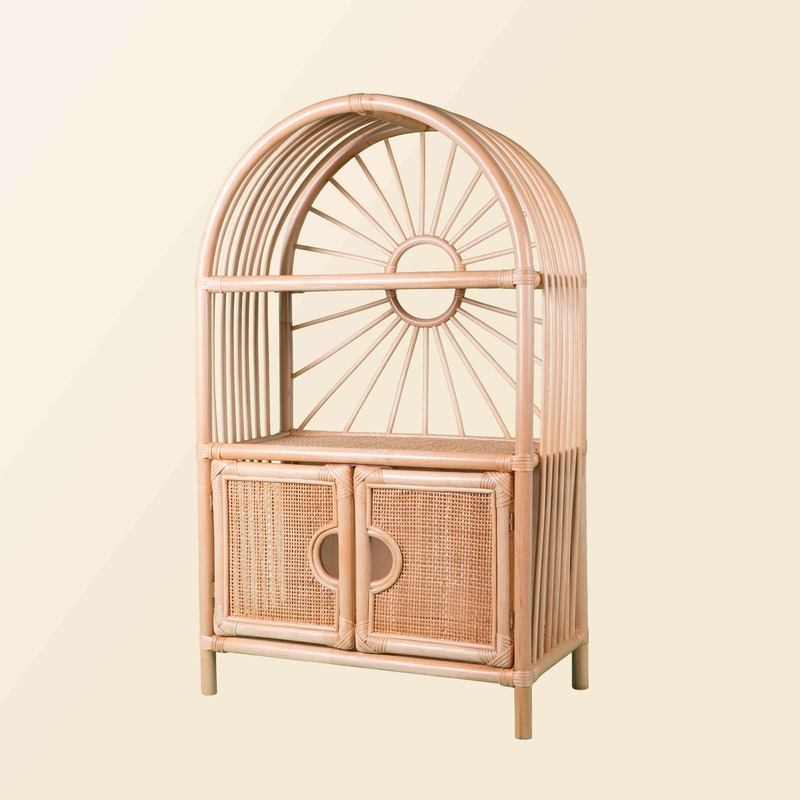 Handcrafted Rattan - Sunshine Arch Cabinet Shelf