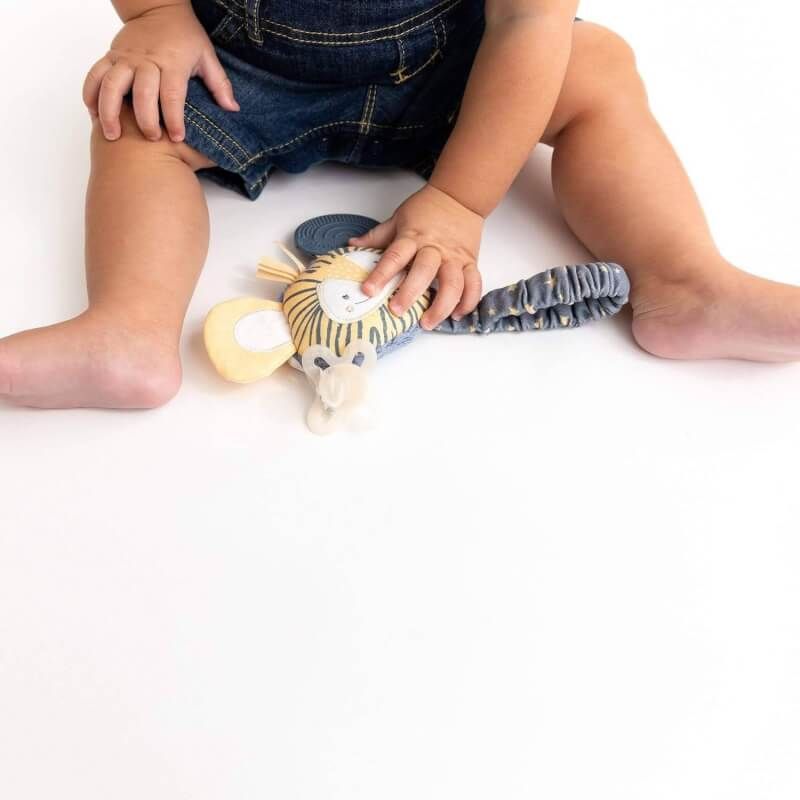 Cheeky Chompers Handychew Sensory Baby Teething Toy - Bertie the Lion