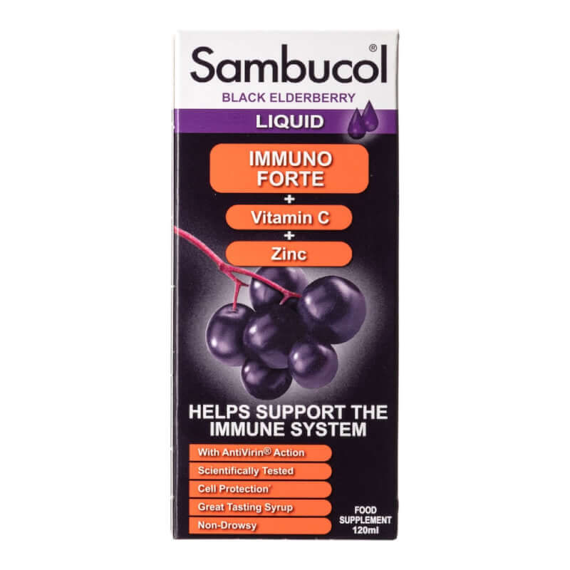 Sambucol Immuno Forte - Sugar Free (UK Version) 120 ml