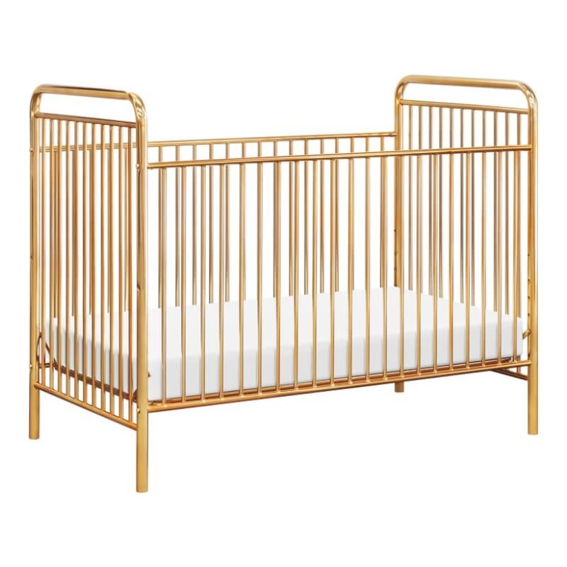 Babyletto Jubilee 3 in 1 Convertible Metal Crib Gold Baby SG