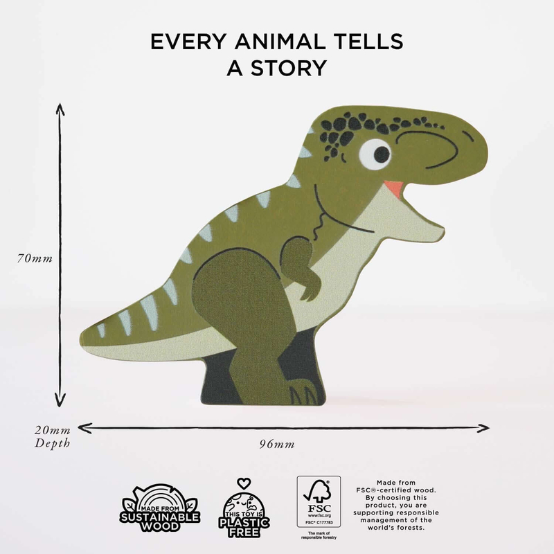 Stacking Jurassic Dinosaurs & Bag 