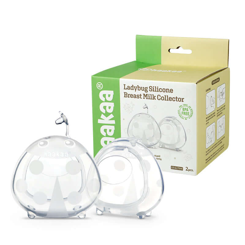 Ladybug Silicone Breast Milk Collector - 75ml (2pcs)
