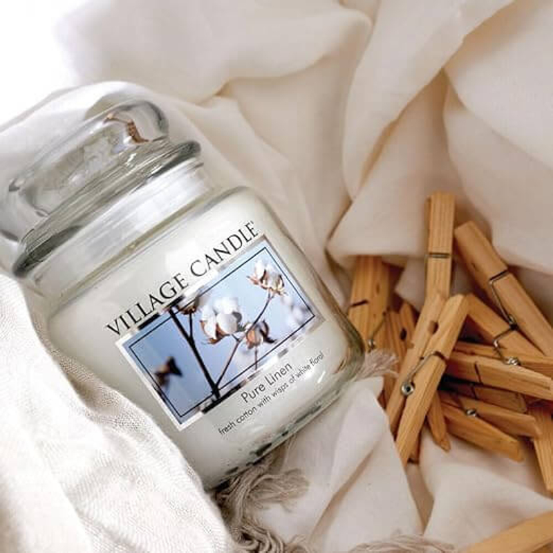 Large Glass Apothecary Jar 26oz - Pure Linen