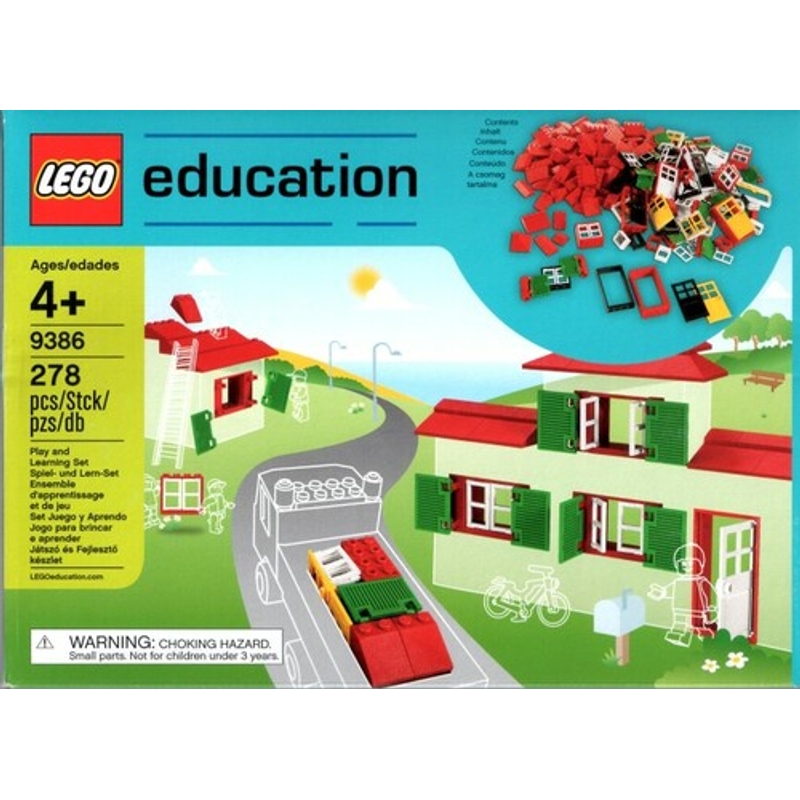 LEGO 9386 Education Doors Windows & Roof Tiles • Toy Central HK