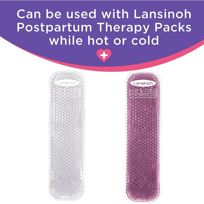 Lansinoh Hot & Cold Postpartum Therapy Packs Sleeve Refill (24-Pack)