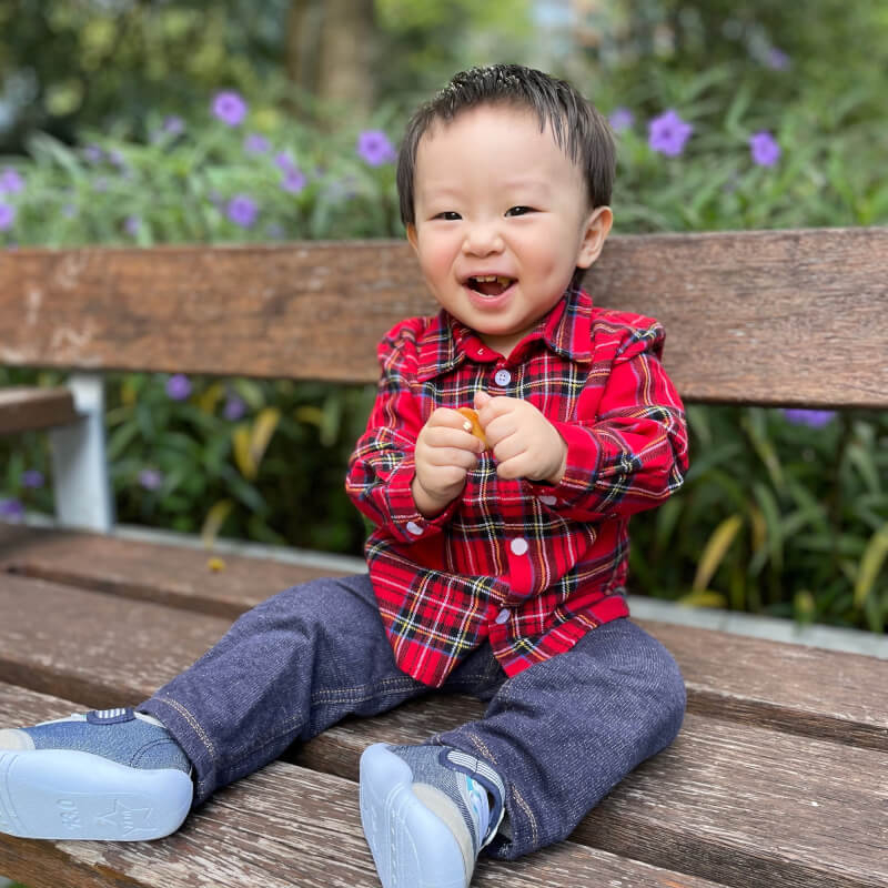 Baby boy red tartan shirt on sale